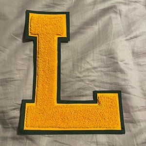 Varsity Letterman L patch 9"x 7" *177